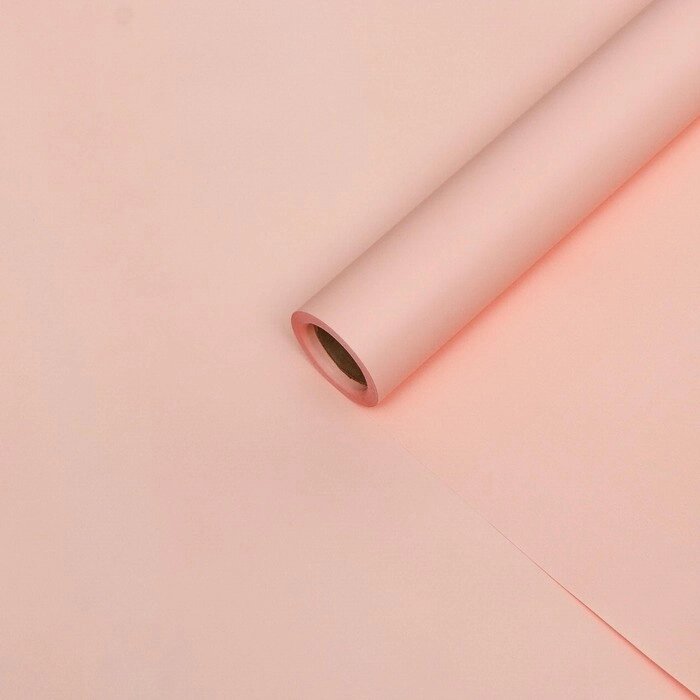 Пленка для цветов тонированная, матовая, персиковый, 0,5 х 10 м, 65 мкм от компании Интернет-гипермаркет «MOLL» - фото 1