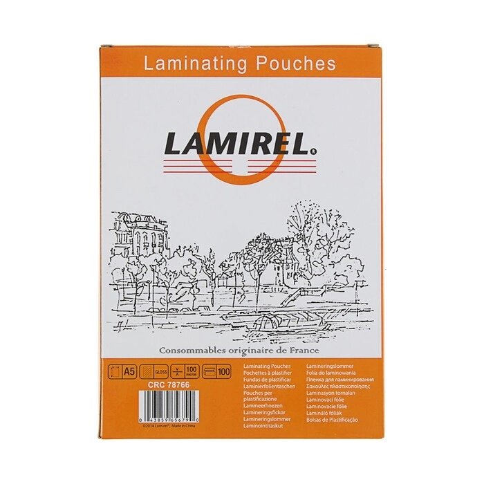 Пленка для ламинирования 100шт Lamirel А5, 100мкм от компании Интернет-гипермаркет «MOLL» - фото 1
