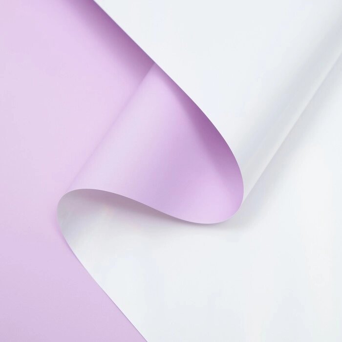 Пленка флористическая "Жемчужный перелив", 0,57х5м, фиолетовый батат от компании Интернет-гипермаркет «MOLL» - фото 1