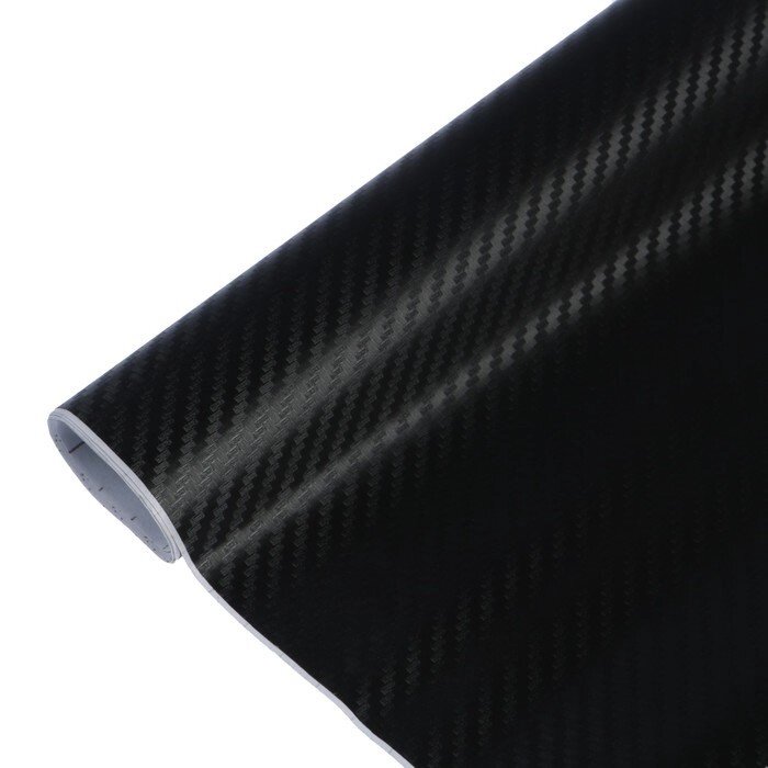 Пленка карбон 3D, самоклеящаяся, 60x127 см, черный от компании Интернет-гипермаркет «MOLL» - фото 1