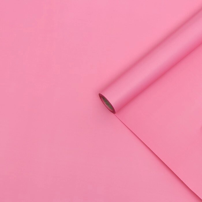 Плёнка матовая 0,5 x 10 м 65 мкм, пастельная серия, лиловый от компании Интернет-гипермаркет «MOLL» - фото 1
