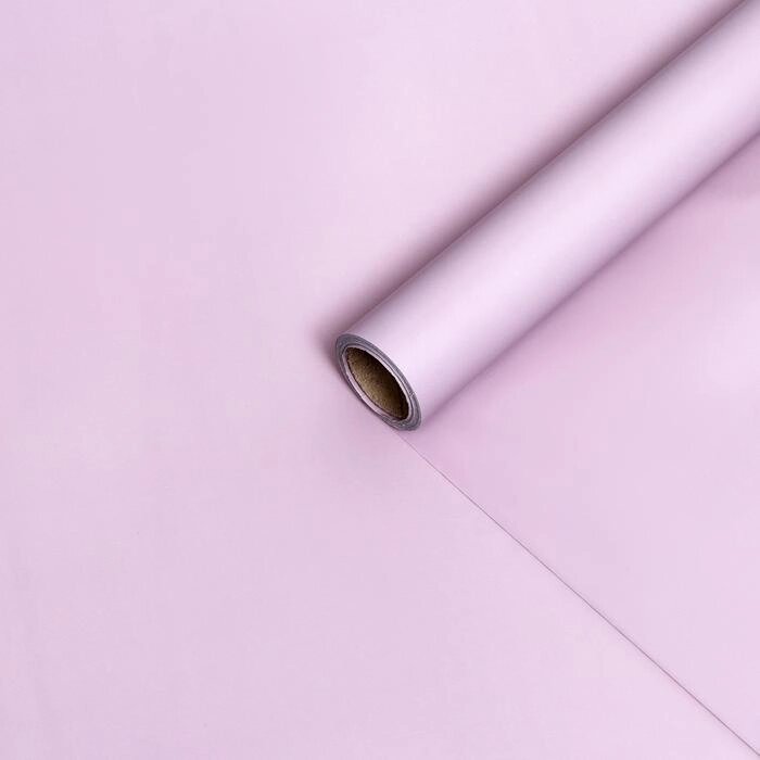 Пленка матовая, 65 микрон, лиловый, 58см*10м от компании Интернет-гипермаркет «MOLL» - фото 1