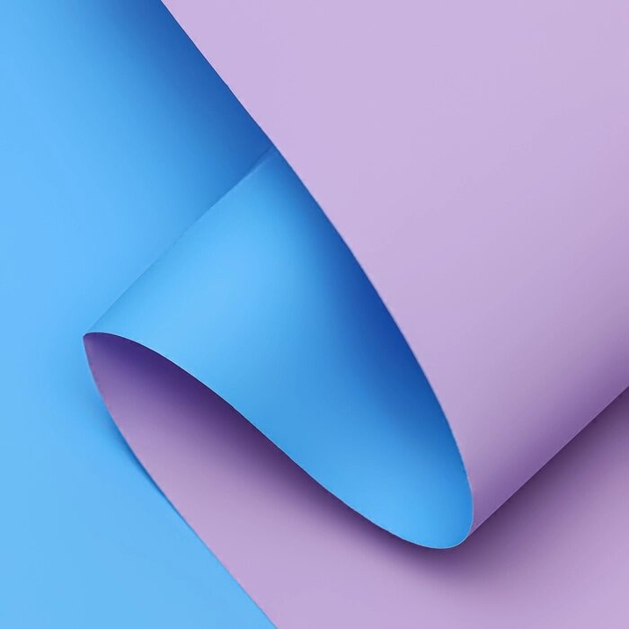 Пленка матовая, пурпурный, голубой, 0.58 х 10 м от компании Интернет-гипермаркет «MOLL» - фото 1