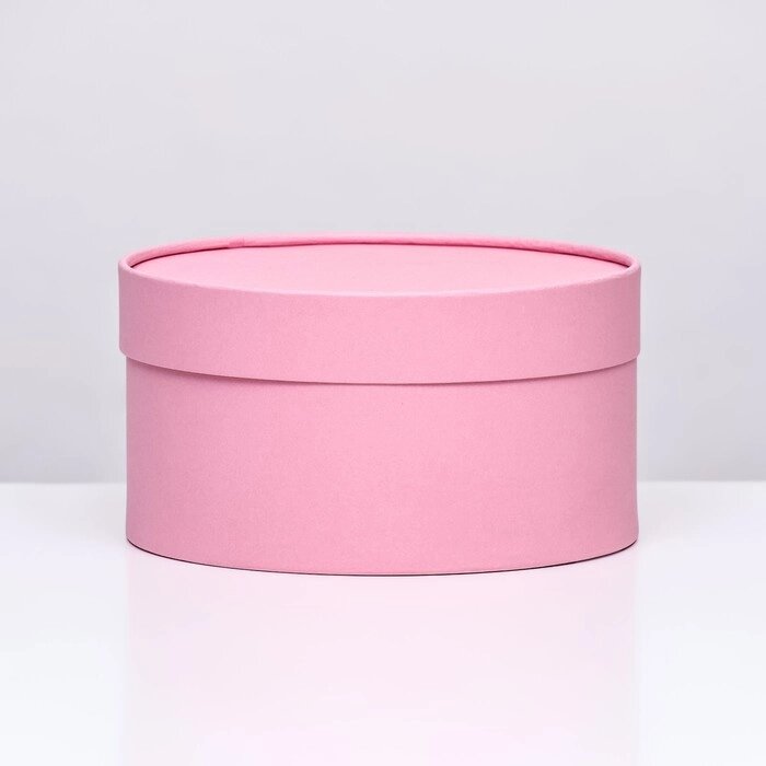 Подарочная коробка "Нежность" розовая, завальцованная без окна, 21х11 см от компании Интернет-гипермаркет «MOLL» - фото 1