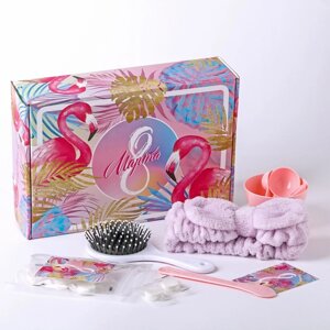 Подарочный набор "Фламинго", 27 х 7 х 18,5 см