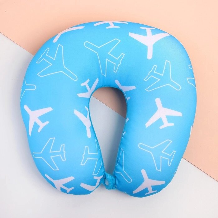 Подголовник-антистресс "Самолёты", цвет синий от компании Интернет-гипермаркет «MOLL» - фото 1