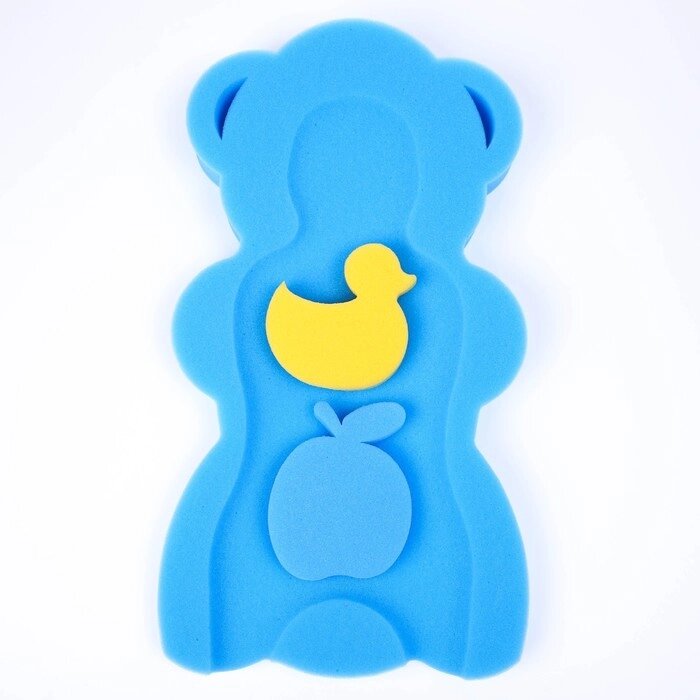 Подкладка для купания макси "Мишка", цвет синий от компании Интернет-гипермаркет «MOLL» - фото 1