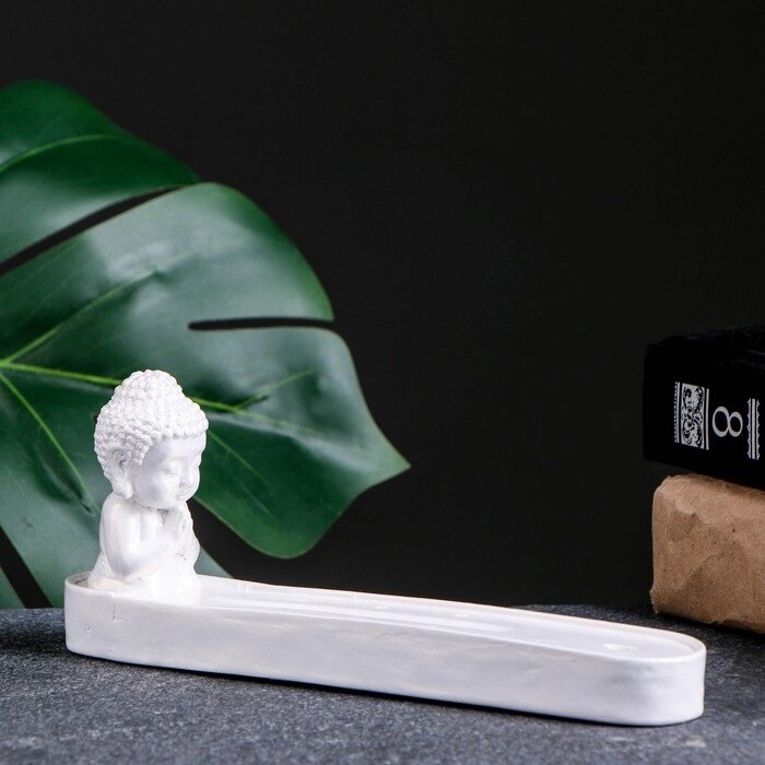 Подставка для благовоний "Будда" жемчуг, 8х19см от компании Интернет-гипермаркет «MOLL» - фото 1