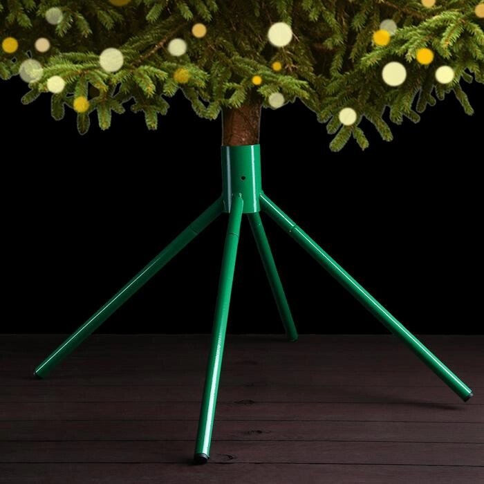 Подставка для ёлки (под ёмкость с водой), диаметр 51 мм, цвет зелёный от компании Интернет-гипермаркет «MOLL» - фото 1