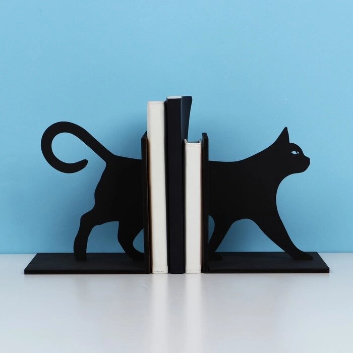 Подставка для книг "Кот", 20,6 х 15 см от компании Интернет-гипермаркет «MOLL» - фото 1