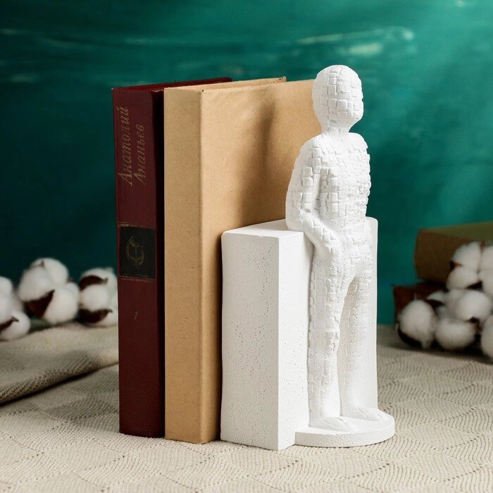 Подставка для книг "Рокуэл" белая, 22см от компании Интернет-гипермаркет «MOLL» - фото 1