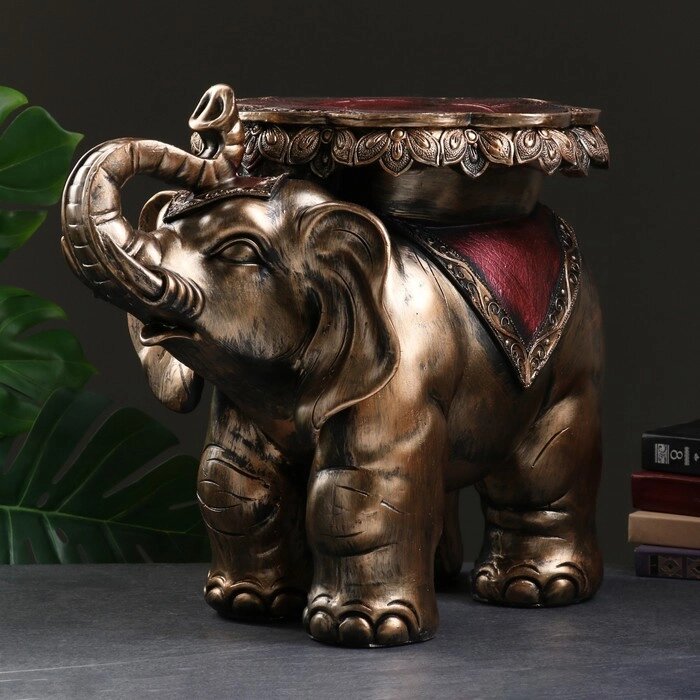 Подставка - стол "Слон" бронза от компании Интернет-гипермаркет «MOLL» - фото 1