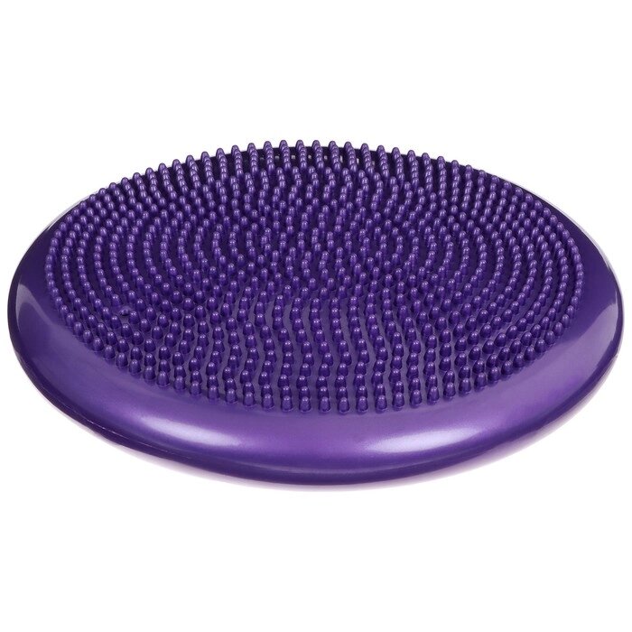 Подушка балансировочная, массажная, d=35 см, цвет фиолетовый от компании Интернет-гипермаркет «MOLL» - фото 1