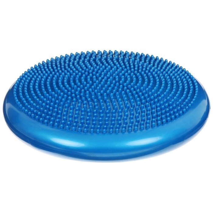 Подушка балансировочная, массажная, d=35 см, цвет синий от компании Интернет-гипермаркет «MOLL» - фото 1