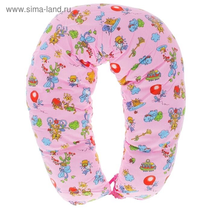 Подушка для беременных и кормления, цвет розовый микс от компании Интернет-гипермаркет «MOLL» - фото 1