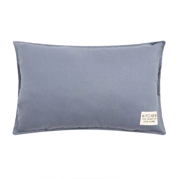 Подушка Этель, 30х50+1 см, синий, 100% хлопок от компании Интернет-гипермаркет «MOLL» - фото 1