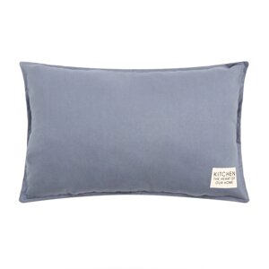 Подушка Этель, 30х50+1 см, синий, 100% хлопок
