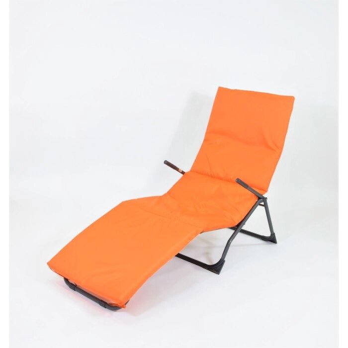 Подушка-матрас водоотталкивающ., оранжевый, 190х60х3,5 см. от компании Интернет-гипермаркет «MOLL» - фото 1