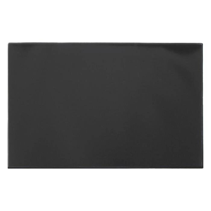 Покрытие настольное 38  59 см, Calligrata, с прозрачным карманом, чёрное от компании Интернет-гипермаркет «MOLL» - фото 1