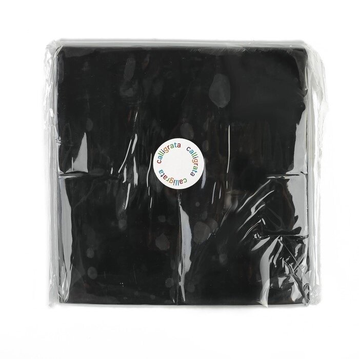 Полимерная глина Calligrata SH-24, 250 г, чёрная от компании Интернет-гипермаркет «MOLL» - фото 1