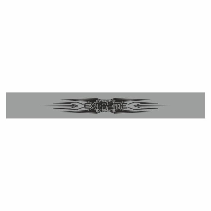 Полоса на лобовое стекло "Extreme XXX", серебро, 130 х 17 см от компании Интернет-гипермаркет «MOLL» - фото 1