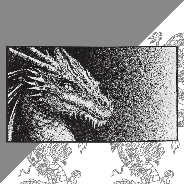 Полотенце махровое Этель "Мифический дракон", 50х90см, 100% хлопок, 420гр/м2 от компании Интернет-гипермаркет «MOLL» - фото 1