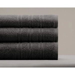 Полотенце махровое Monica, размер 100х150 см, цвет антрацит