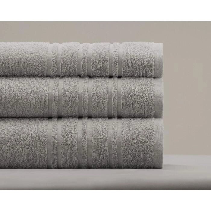 Полотенце махровое Monica, размер 70х140 см, цвет серый от компании Интернет-гипермаркет «MOLL» - фото 1