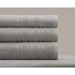 Полотенце махровое Monica, размер 70х140 см, цвет серый
