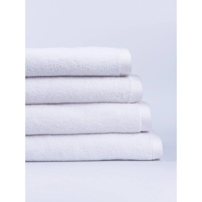Полотенце махровое Preston, размер 50х90 см, цвет белый от компании Интернет-гипермаркет «MOLL» - фото 1