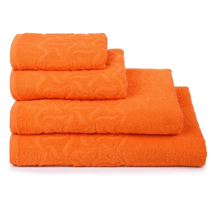 Полотенце махровое "Радуга" цвет оранжевый, 100х150, 295 гр/м от компании Интернет-гипермаркет «MOLL» - фото 1