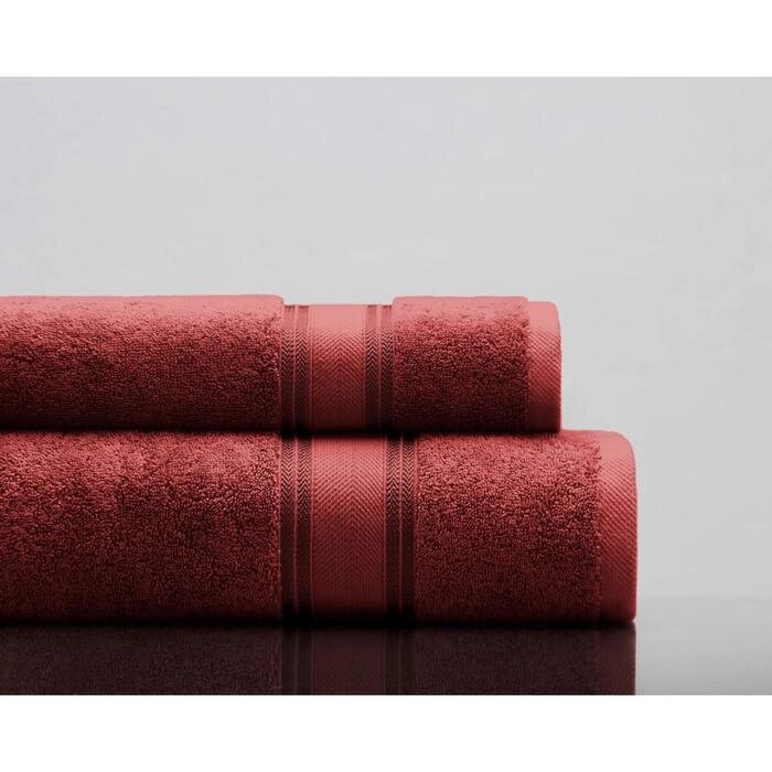 Полотенце махровое Taylor, размер 70х140 см, цвет бордовый от компании Интернет-гипермаркет «MOLL» - фото 1