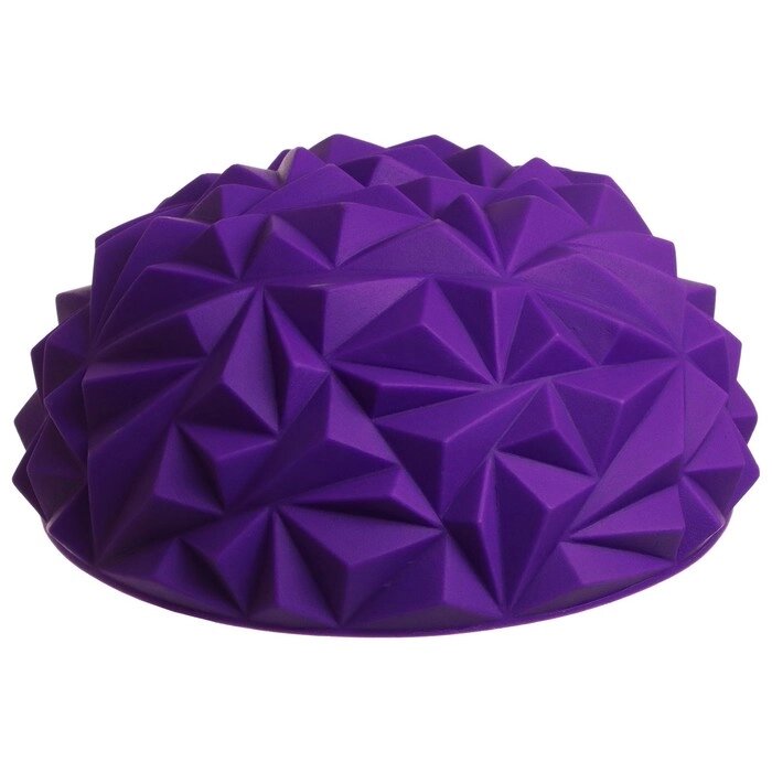 Полусфера массажная 16 х 16 х 9 см, вес 250 гр, цвет фиолетовый от компании Интернет-гипермаркет «MOLL» - фото 1