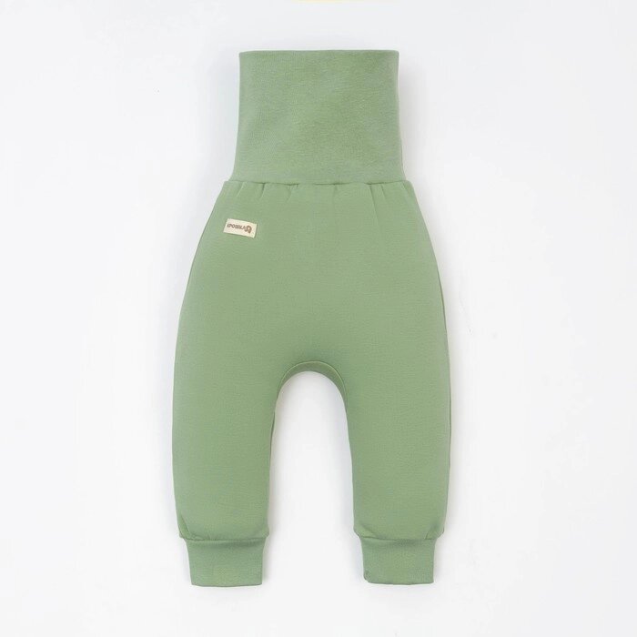Ползунки-штанишки Крошка Я, BASIC LINE, рост 62-68 см, цвет зелёный от компании Интернет-гипермаркет «MOLL» - фото 1