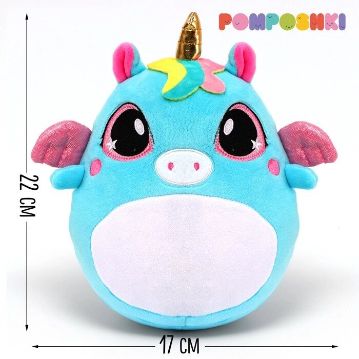 POMPOSHKI Мягкая игрушка Единорожка от компании Интернет-гипермаркет «MOLL» - фото 1