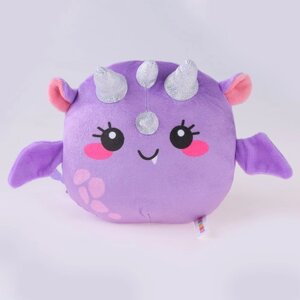 POMPOSHKI Мягкая игрушка Конфетница Дракон фиолетовый
