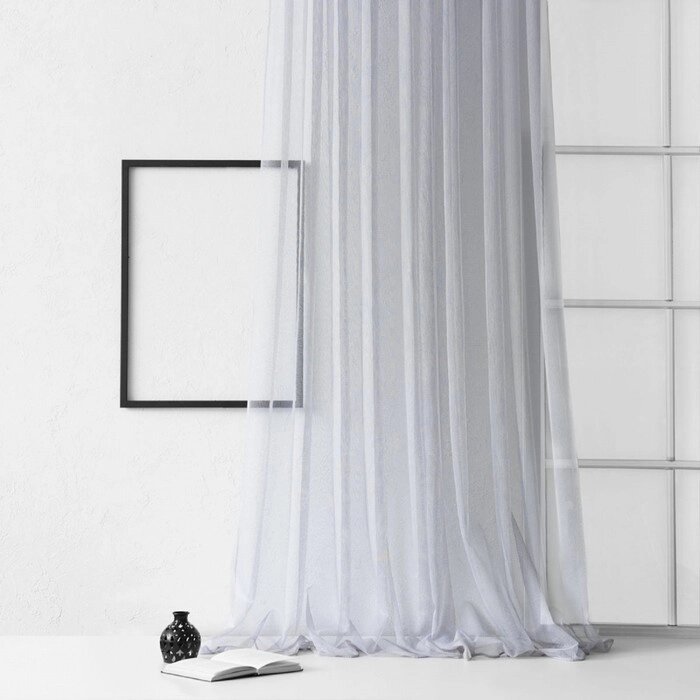 Портьера "Вудсток", размер 300 х 270 см, цвет серый от компании Интернет-гипермаркет «MOLL» - фото 1
