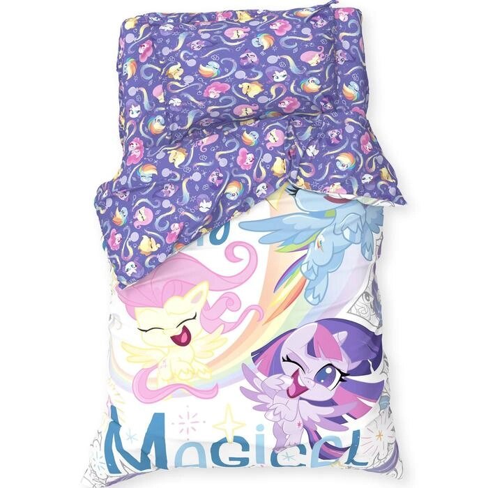 Постельное белье 1,5 сп Magical My Little Pony 143*215 см, 150*214 см, 50*70 см -1 шт от компании Интернет-гипермаркет «MOLL» - фото 1