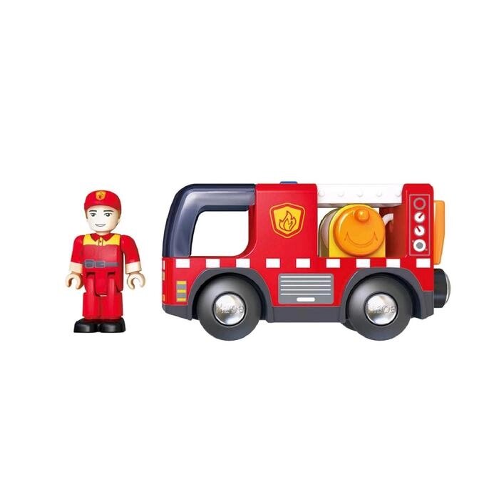 Пожарная машина с сиреной от компании Интернет-гипермаркет «MOLL» - фото 1