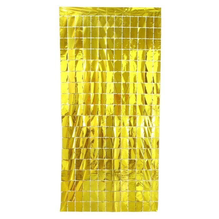 Празднечный занавес "Блеск" размер 200х100, цвет золотой от компании Интернет-гипермаркет «MOLL» - фото 1