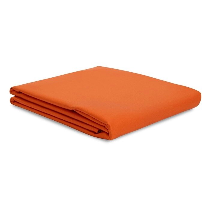 Простыня, размер 180х230 см, цвет оранжевый от компании Интернет-гипермаркет «MOLL» - фото 1