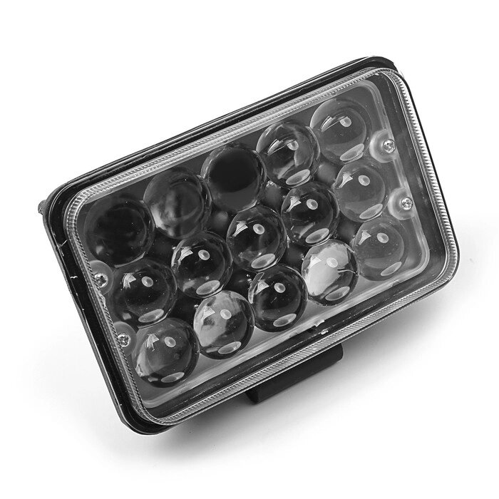 Противотуманная фара TORSO, 15 LED, стекло прозрачное от компании Интернет-гипермаркет «MOLL» - фото 1
