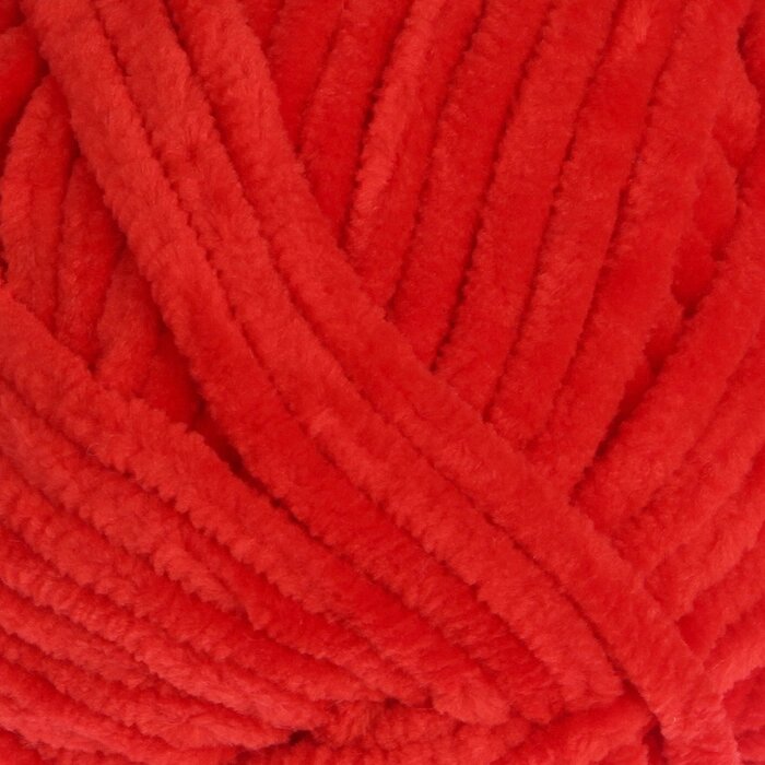 Пряжа "Dolce" 100% микрополиэстер 120м/100гр (748 красный) от компании Интернет-гипермаркет «MOLL» - фото 1