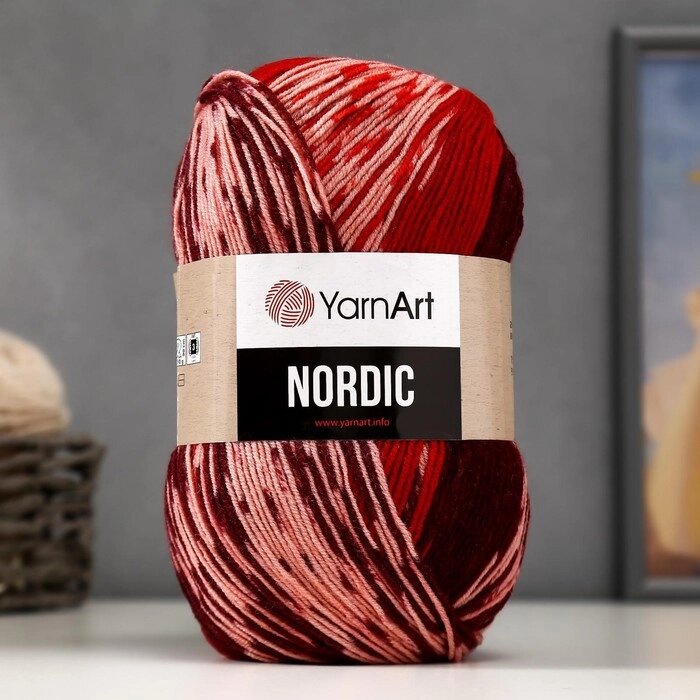 Пряжа "Nordic" 20% шерсть, 80% акрил 510м/150гр (664) от компании Интернет-гипермаркет «MOLL» - фото 1
