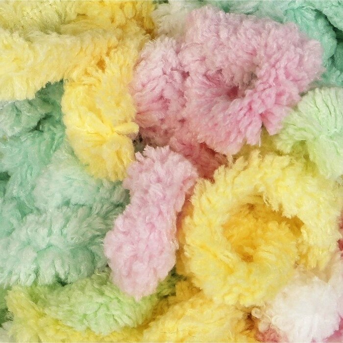 Пряжа "Puffy color" 100 % микрополиэстер 9м/100г  (5862 разноцветный) от компании Интернет-гипермаркет «MOLL» - фото 1