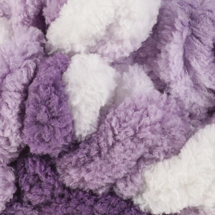 Пряжа "Puffy color" 100 % микрополиэстер 9м/100г (5923 сирень) от компании Интернет-гипермаркет «MOLL» - фото 1