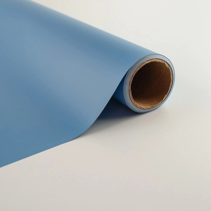 Пудровая плёнка "Синий", 50 мкм, 0.5 х 10 м от компании Интернет-гипермаркет «MOLL» - фото 1