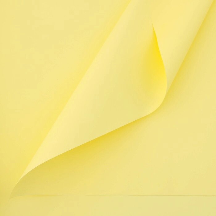 Пудровая плёнка "Жёлтый", 50 мкм, 0.5 х 10 м от компании Интернет-гипермаркет «MOLL» - фото 1