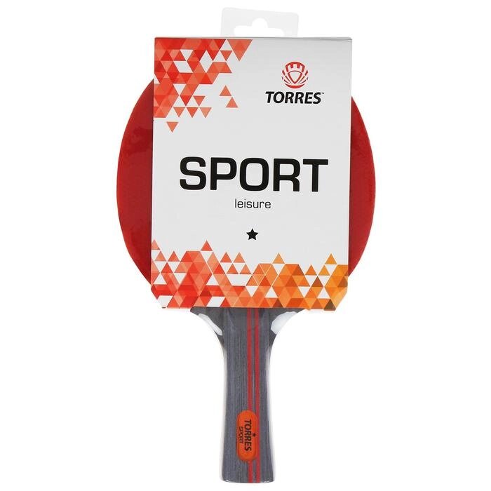 Ракетка для настольного тенниса Torres Sport, 1 звезда, для любителей от компании Интернет-гипермаркет «MOLL» - фото 1