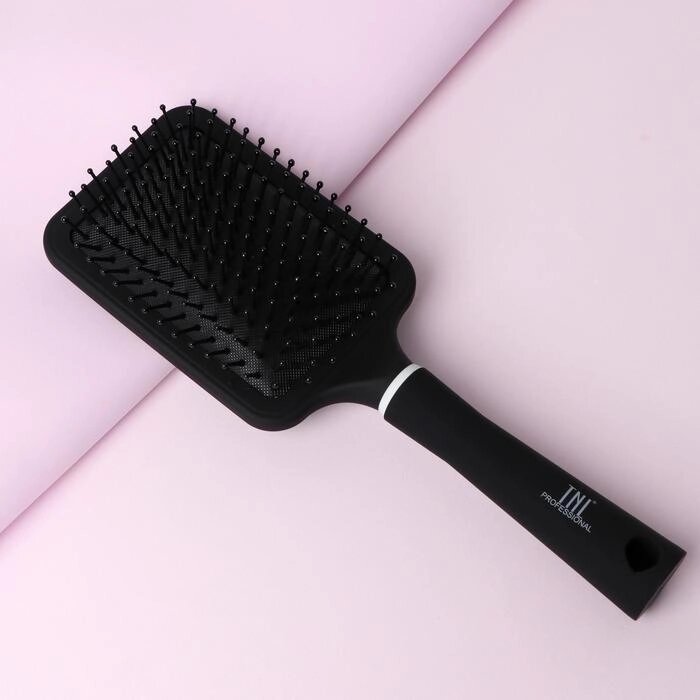 Расчёска массажная, широкая, цвет чёрный от компании Интернет-гипермаркет «MOLL» - фото 1